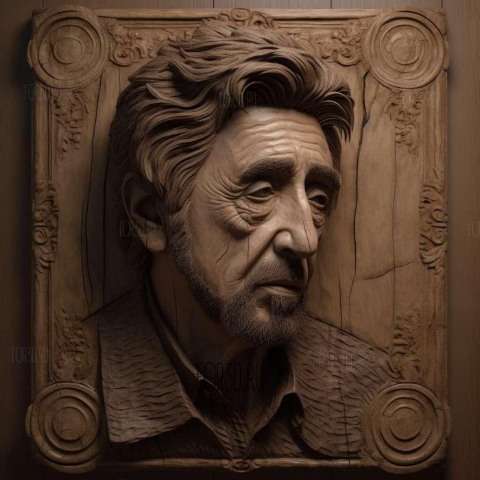 Al Pacino 2 stl model for CNC